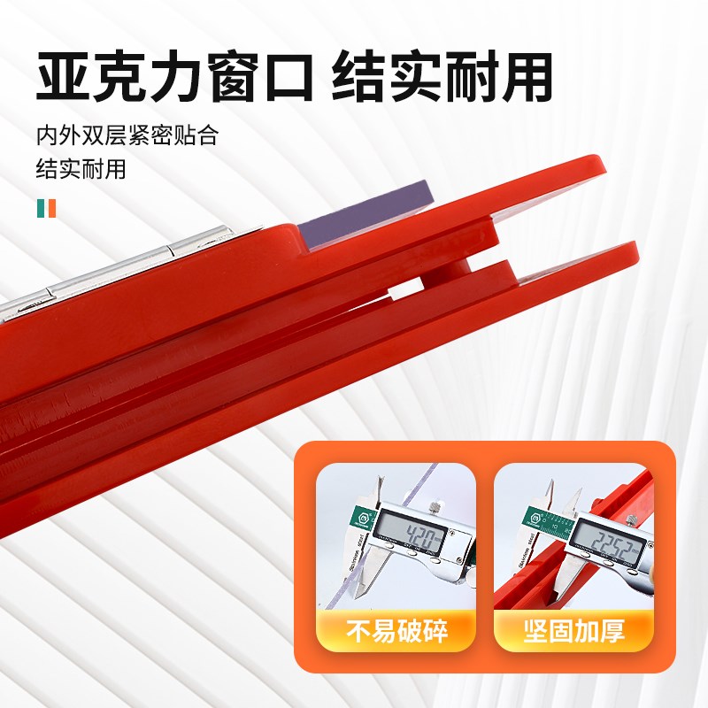 亚克力熟食店卤菜店透明有机玻y璃门洞外卖窗口传递菜窗口熟食窗