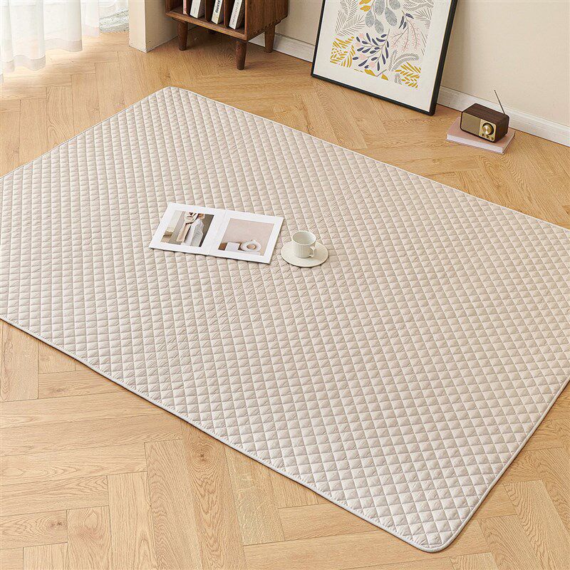 全棉布艺儿童f地垫客厅宝宝爬行垫水洗纯棉榻榻米垫子床边垫毯定