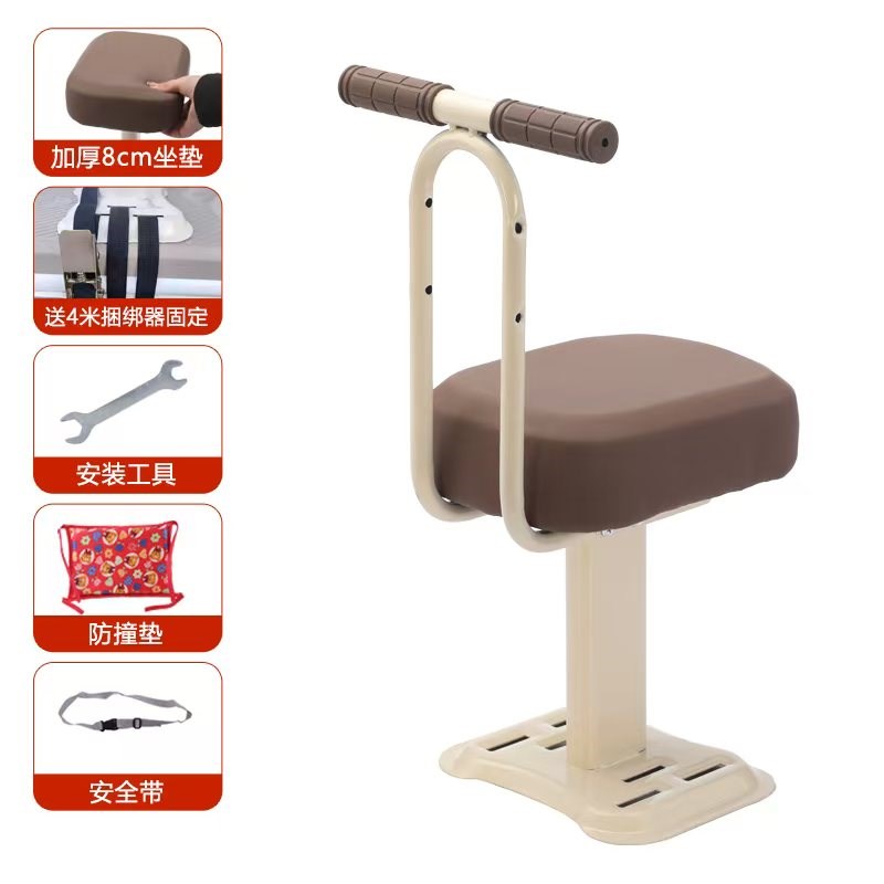 电动车前置儿童座椅踏板摩托车小孩安全坐椅O婴儿宝宝通用加厚座