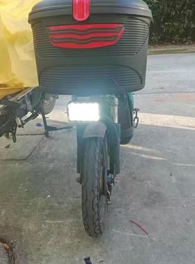 【12V-85V通用】摩托车超亮改装灯电动车JLED防水大灯免接线聚光