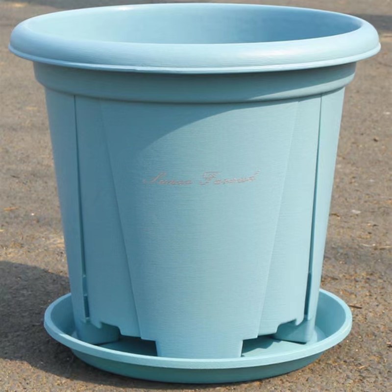青山盆特大加厚透气控根塑料花盆超大H号口径7加仑透气月季绿植盆