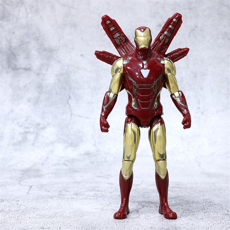 钢铁侠手办玩具绿巨人q反浩克蜘蛛侠公仔可动蛋糕摆件儿童礼物耐