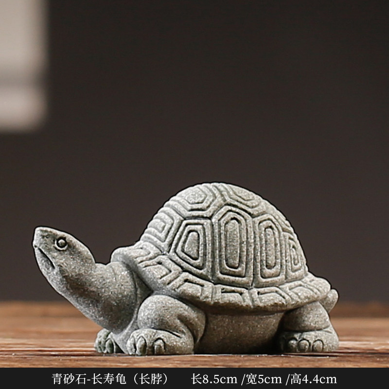 创意可爱小乌龟装饰摆件田园花盆微景观盆景鱼池动物W造景工艺礼