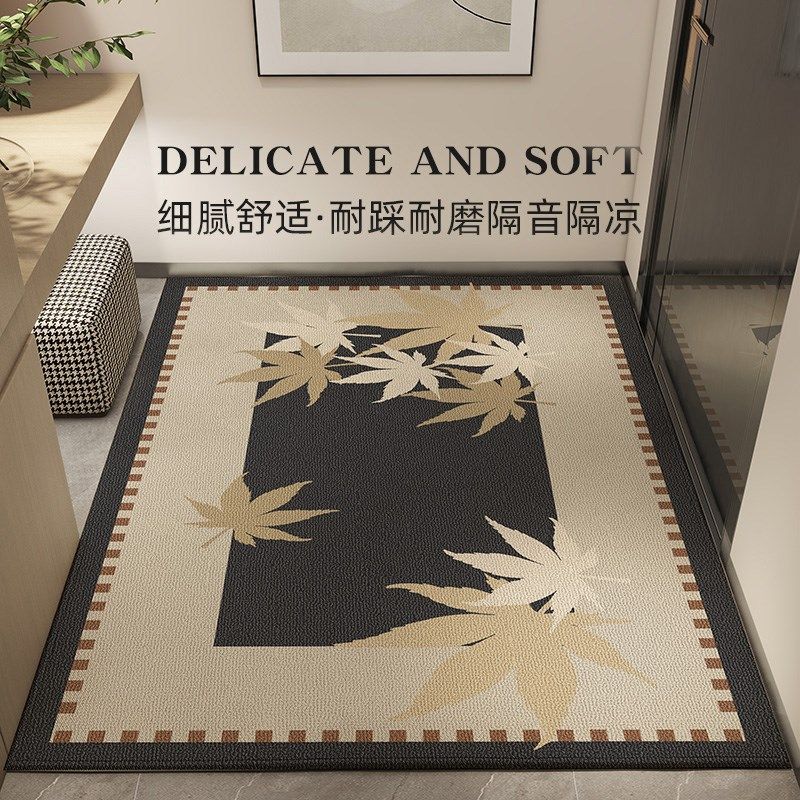 复古中式入户门地垫门口脚垫2024新款进门垫家用玄关客厅高级地毯