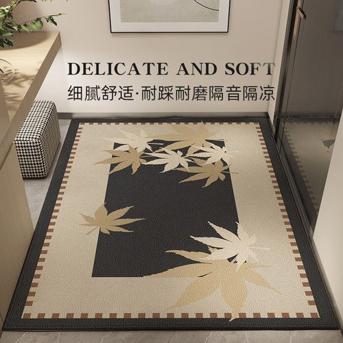复古中式入户门地垫门口脚垫2024新款进门垫家用玄关客厅高级地毯