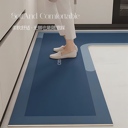 【吸油不吸色】厨房地垫吸水软垫L吸油防滑可擦免洗防油耐脏地毯