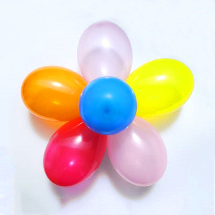 迷你小号气球欢乐球水汽球儿童小彩踩卡通玩具小水球彩色玩具装饰