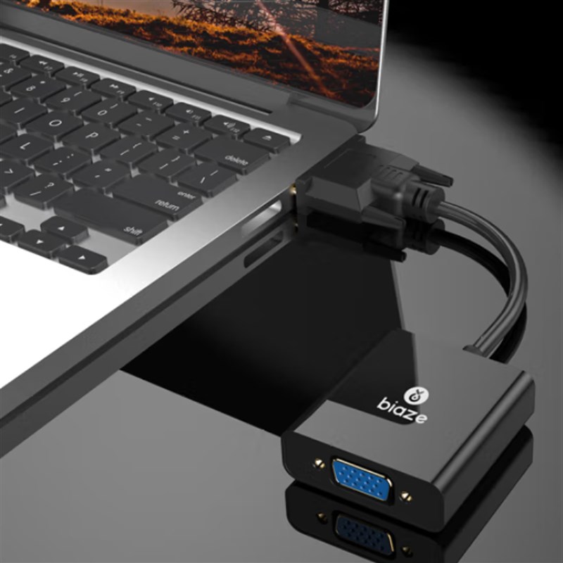 毕亚兹 DVI转VGA转接头高清转换器公对母 DVI(24+1)zh35