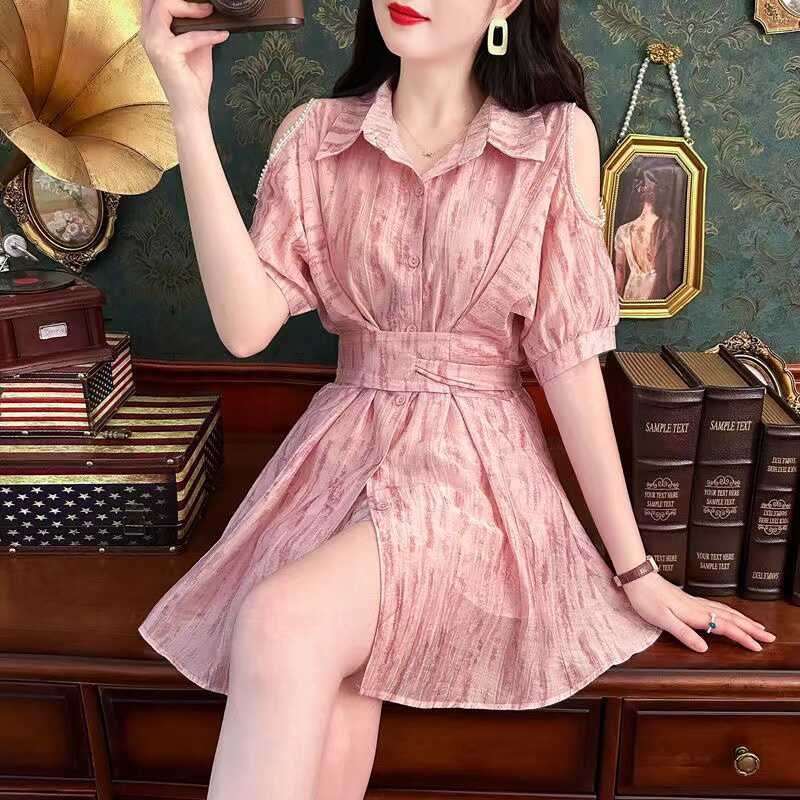 时尚套装休闲夏季2025早春新款防晒背心阔腿洋气衬衫短裤两件套