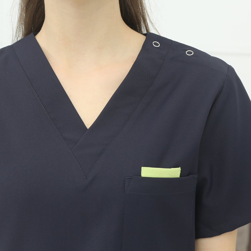 南欧鱼手术室衣服洗手衣女短袖洗手服美容口腔宠物医生刷手工作服