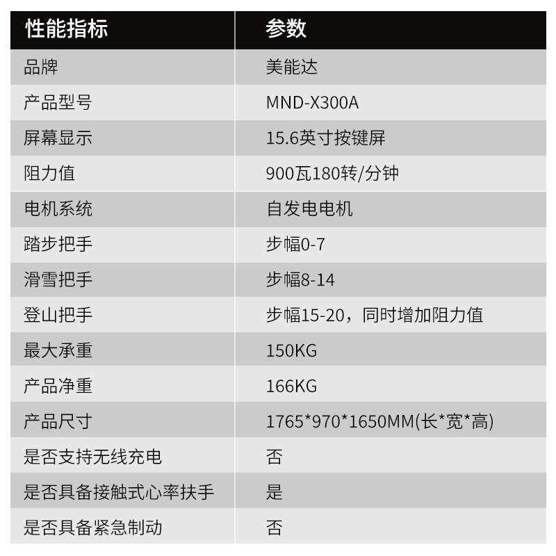 椭圆机滑雪机攀爬器械三合一互补训练器有氧商用健身房器材椭圆机