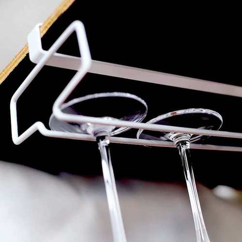 源头厂家 红酒杯架 创意家居酒杯收纳架 厨房橱柜倒挂架收纳