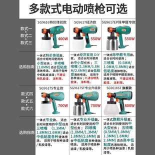 普力捷乳胶漆喷涂机油漆涂料喷漆机电动喷漆枪喷漆一体机电动喷枪