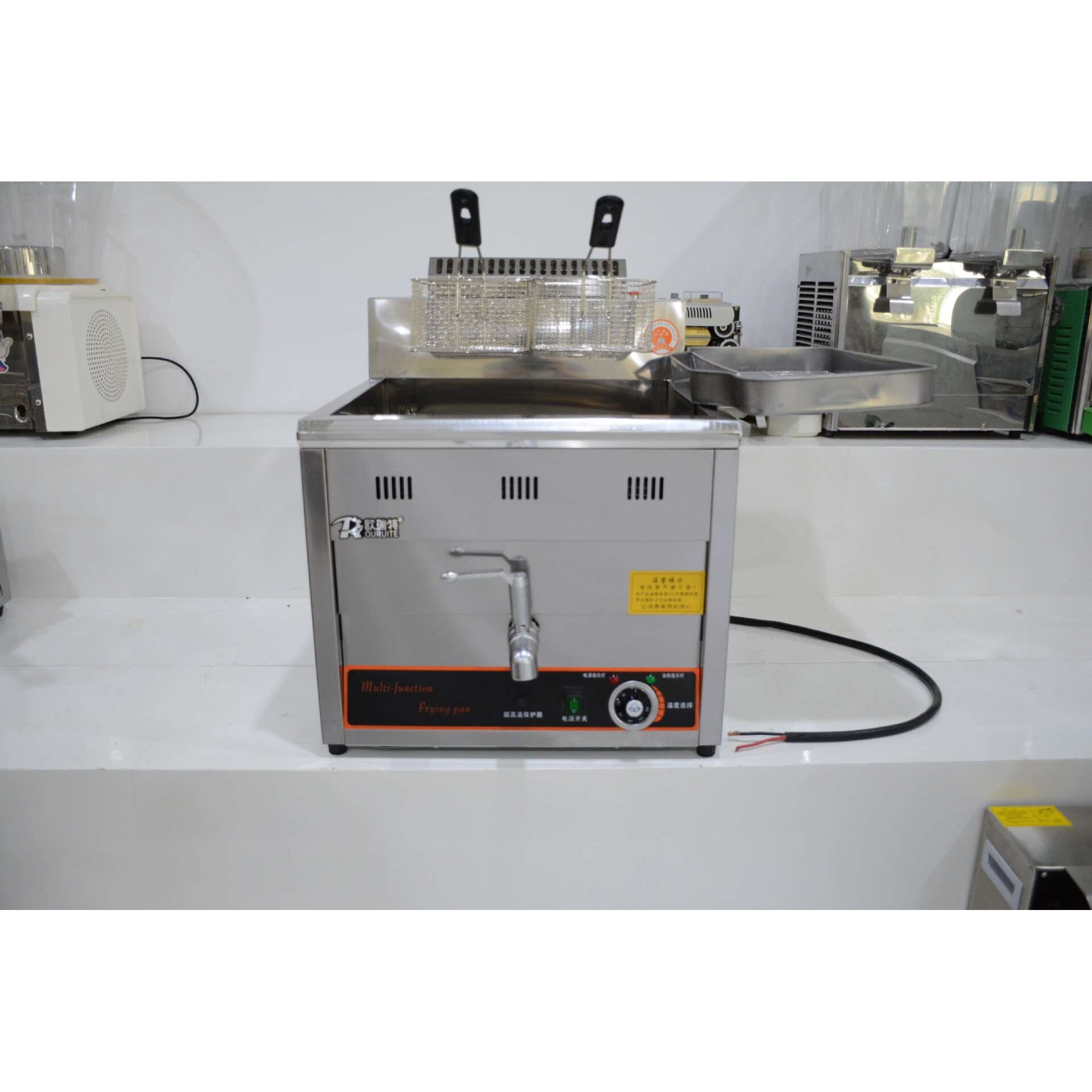 台式电炸锅油炸锅电热单缸大容量炸薯条炸鸡排油炸炉大功率多功能