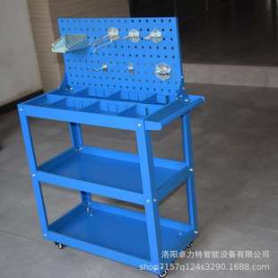 加厚三层手推车汽修维修工具车多功能车间移动工具车三层零件车