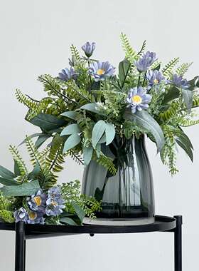 北欧雏菊绿植叶波斯绿植叶假花装饰仿真绿植婚庆家居仿真花