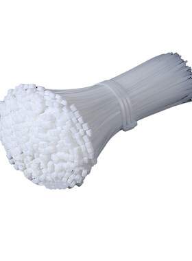 尼龙扎带黑色自锁式白色塑料绑扎带强力捆绑束Q线带卡扣大号勒死