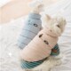 chichipajws狗狗衣服秋冬棉服两脚服加厚纯色宠物保暖防冻外出马