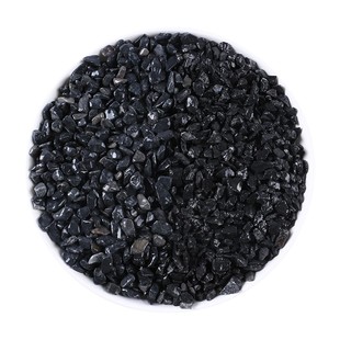 黑色石子铺地专用水洗o石外墙水刷石枯山水造景米粒砾石水磨石石