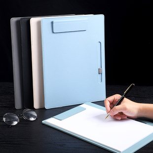 A4会议签字垫板文件夹商务办n公板夹皮质资料夹签字学生写字垫板