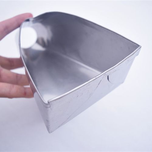 304无磁不g锈钢漏斗食品包装漏小簸箕茶形漏斗撮箕管子小漏斗定做