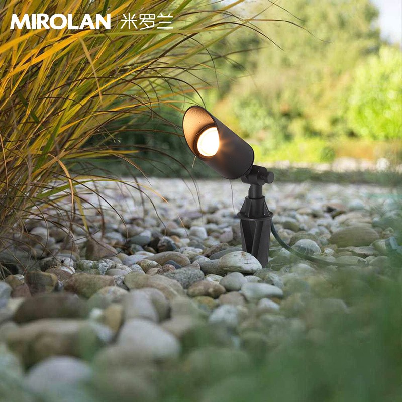 射树灯户外插地灯防水景观地插射草地灯园林室外照树Y灯草坪庭院