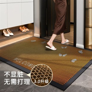 绿色入户门地垫别墅大门口高端进门脚H垫耐脏除尘地毯防滑高级门