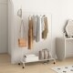 家用多功能e卧室落地挂衣架房间挂衣服 架子可移动简易铁艺衣帽