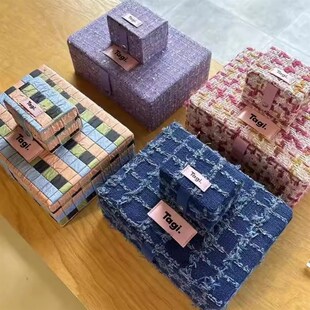 Tagi首饰盒大容量复古r便携mini双层子母收纳盒饰品盒子枕头小方