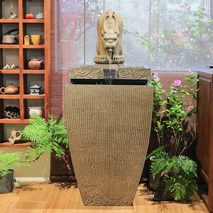 汉韵堂新中式落地流水摆件室内客厅玄G关办公室装饰循环水景观喷