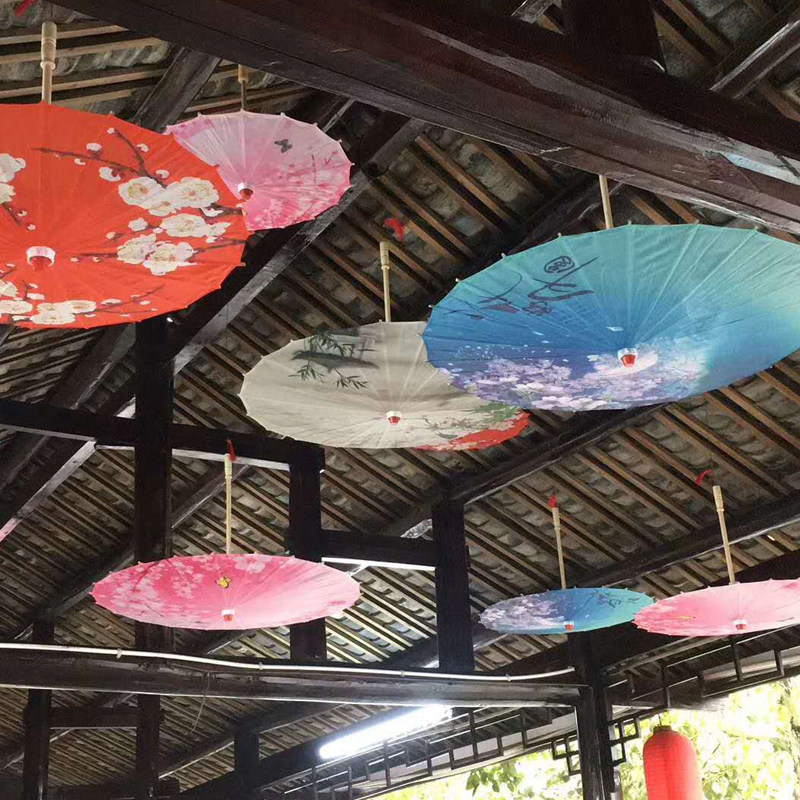 防雨防晒绸布f油纸伞室内吊顶景区装饰伞舞蹈走秀拍照道具伞空中,家居饰品,工艺伞,淘宝优惠券,粉丝福利购,淘宝优惠卷