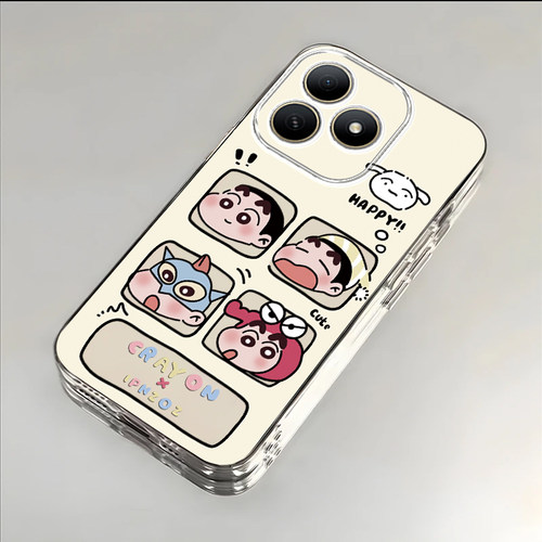 四宫格小新适用于华为WIKOHi畅享80s手机壳新款MT6835T全包防摔保护套hi畅享80男女款透明卡通ins风专用外壳