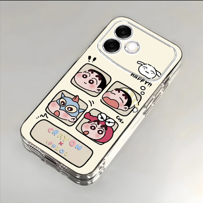 适用于OPPOA6SPro手机壳新款PMT110全包防摔四宫格小新保护套oppoa6spro个性搞怪男女款卡通网红ins风的外壳