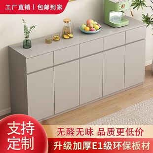 加厚储物柜斗柜 半墙餐边柜餐边柜靠墙多功能客厅收纳柜阳台柜新款