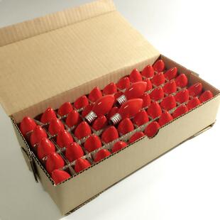 佛前透明小灯泡E12灯头螺口7W220V供佛莲花灯陶瓷小夜灯替换灯泡