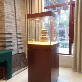 博物馆展柜古董瓷器文物展示柜独立珠宝首饰玻璃柜台产品展览柜台