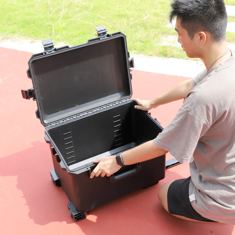 大盾摄影器材保护箱安全防护手拖箱拉杆箱超大塑料设备箱防水