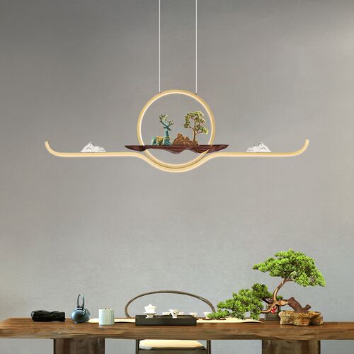 新中式吊灯商铺禅意茶室餐厅会所阳台创意吧台仿古装饰灯具