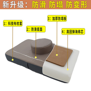 防滑美容床枕头美容院专用防塌按摩推拿美睫床上小头枕带圆柱枕芯