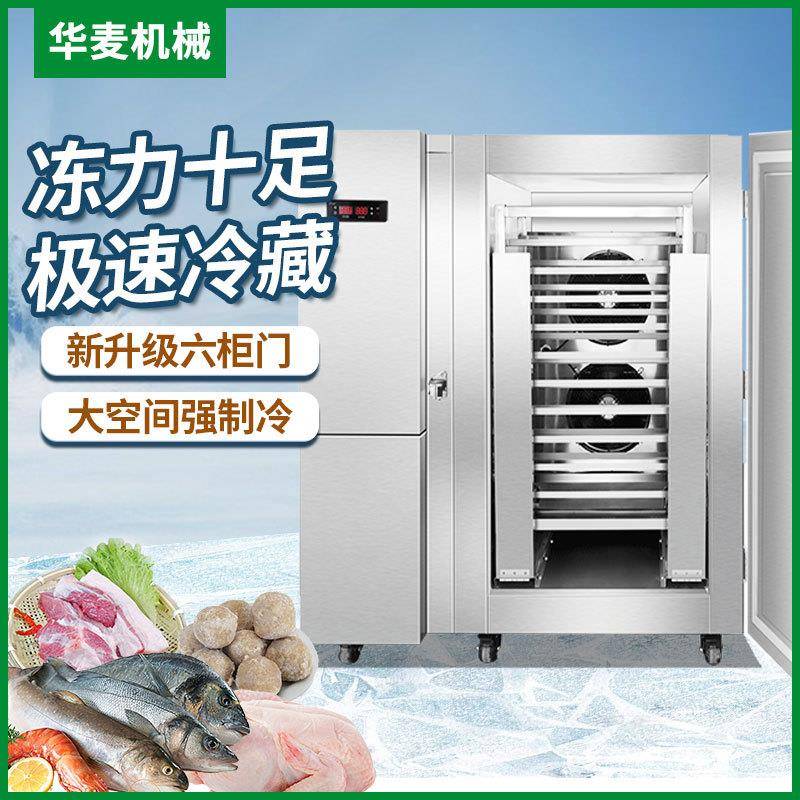 商用大型速冻冷藏柜不锈钢推车式急冻高身冷柜海鲜包子饺子冻柜
