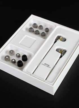 VJJB V1S经典发烧双动圈重低音耳机HIFI入耳式音乐K歌V1高性能塞