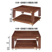 功放柜实木极点名架加高单一层音响机架器材架音响架子机柜功放架