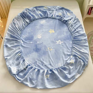 床笠纯棉100全棉儿童婴宿舍5四季通用1米2男孩床罩南通2024年新款