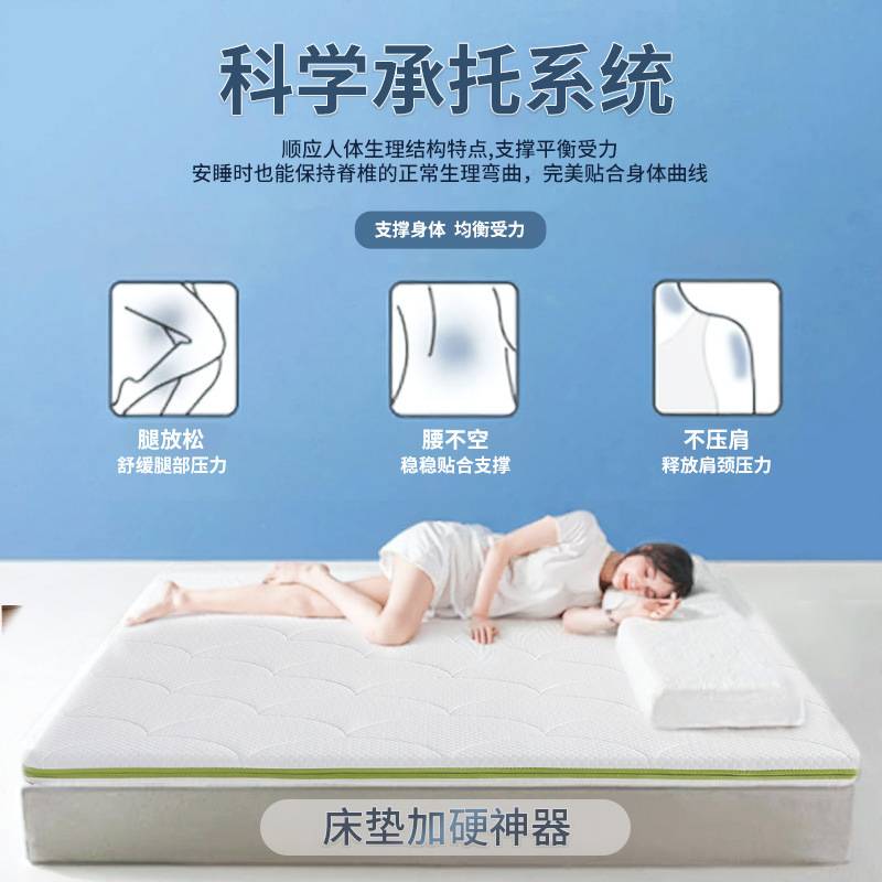 海绵床垫学生宿舍单人床褥子垫子可拆洗榻榻米租房软硬适中可折叠
