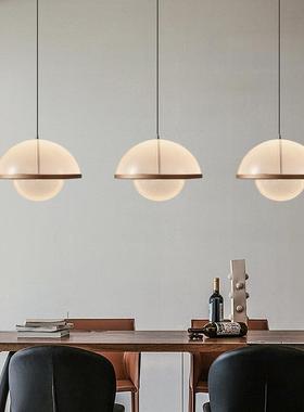 轻厅灯三头出奢设餐计师20AD33525艺术桌彩款新款饭设计餐厅吊灯