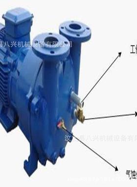 2B水环真空泵MIR200-5161整机不锈钢叶轮0.81KV-15K液6环空式真泵