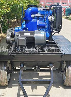 电机发动机双动水自吸泵机柴油机组清60684水抽水泵工泵业管力道