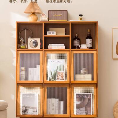 中风古上翻门斗柜书柜餐墙F99HS6MT边柜客厅角收纳柜阳台靠储转物