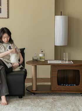 人宠茶几猫窝沙发茶几猫用家49602具边几推撸车人家具小户型猫共