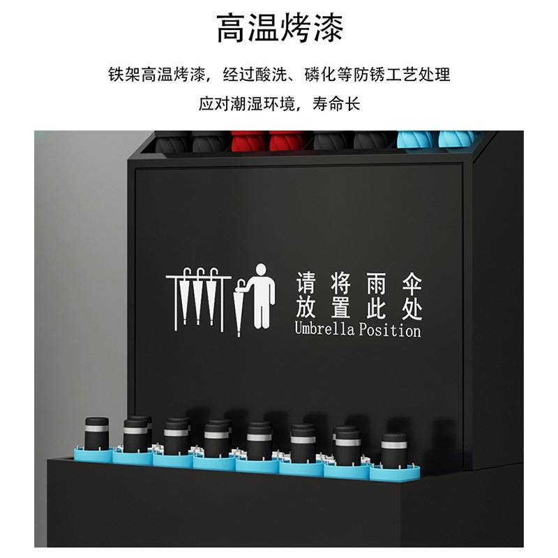 厂家提供多种颜色长柄广告伞架可印logo 图案直杆伞无锁头伞架
